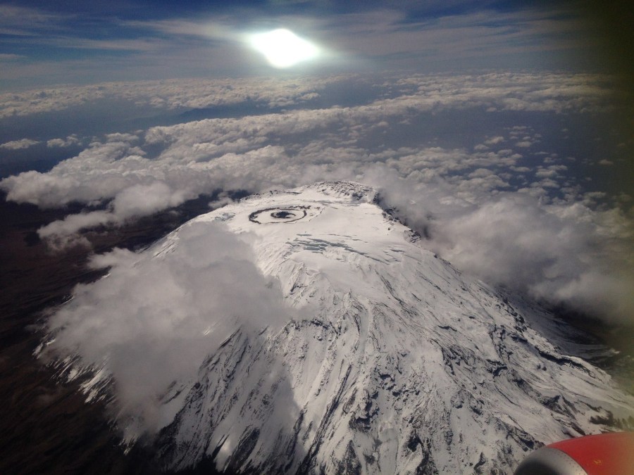 kilimanjaro from the air